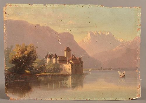 CASTLE OF CHILLON, LAKE GENEVA