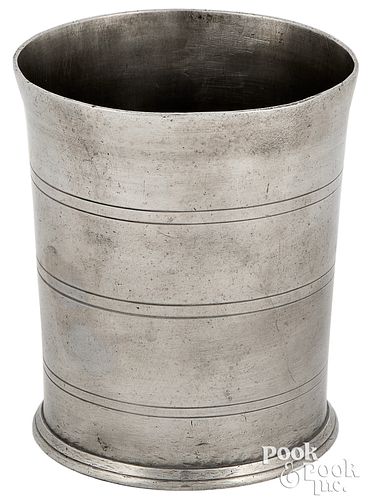 CASTLETON, VERMONT PEWTER BEAKER,
