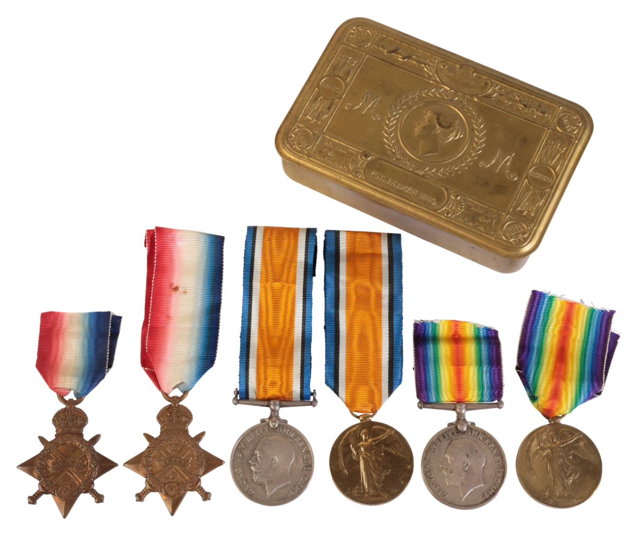 CASUALTY GREAT WAR MEDALS BELONGING