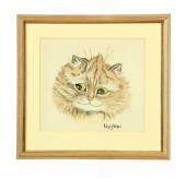 CAT PORTRAIT BY LOUIS WAIN (UN