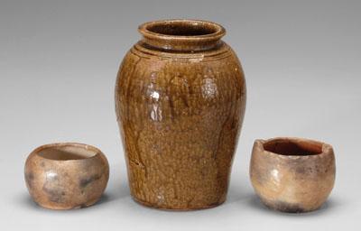 Catawba Indian pottery: jar with