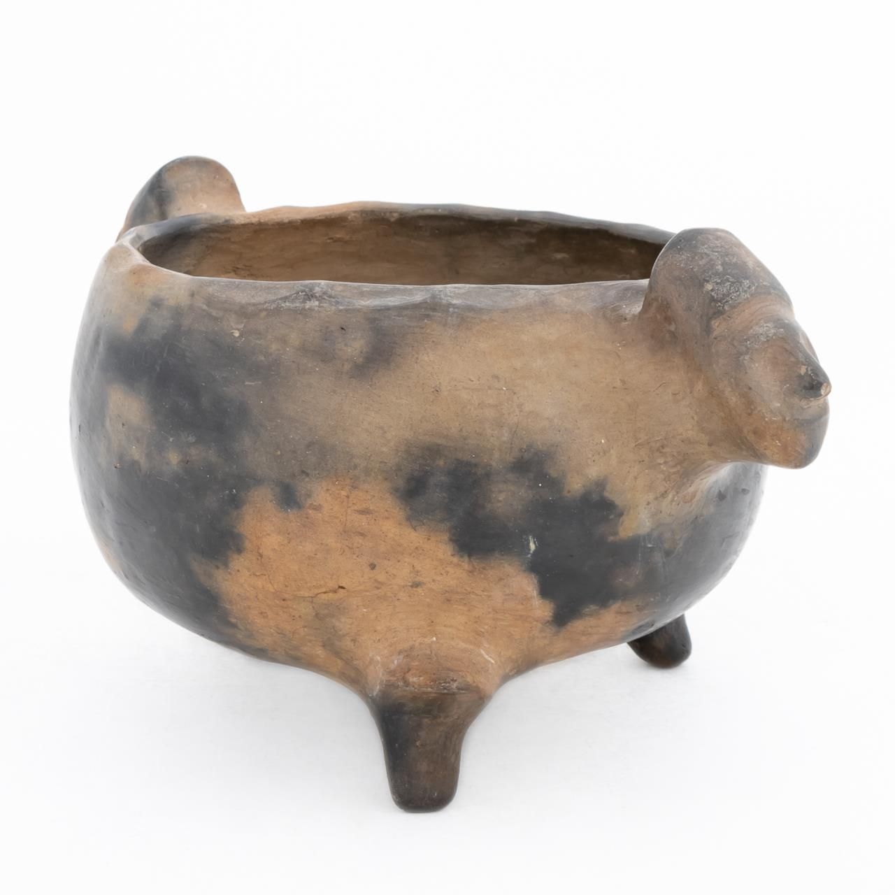 CATAWBA POTTERY FOOTED BOWL WITH