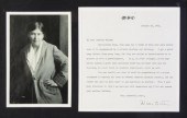 *CATHER WILLA Typed letter sig