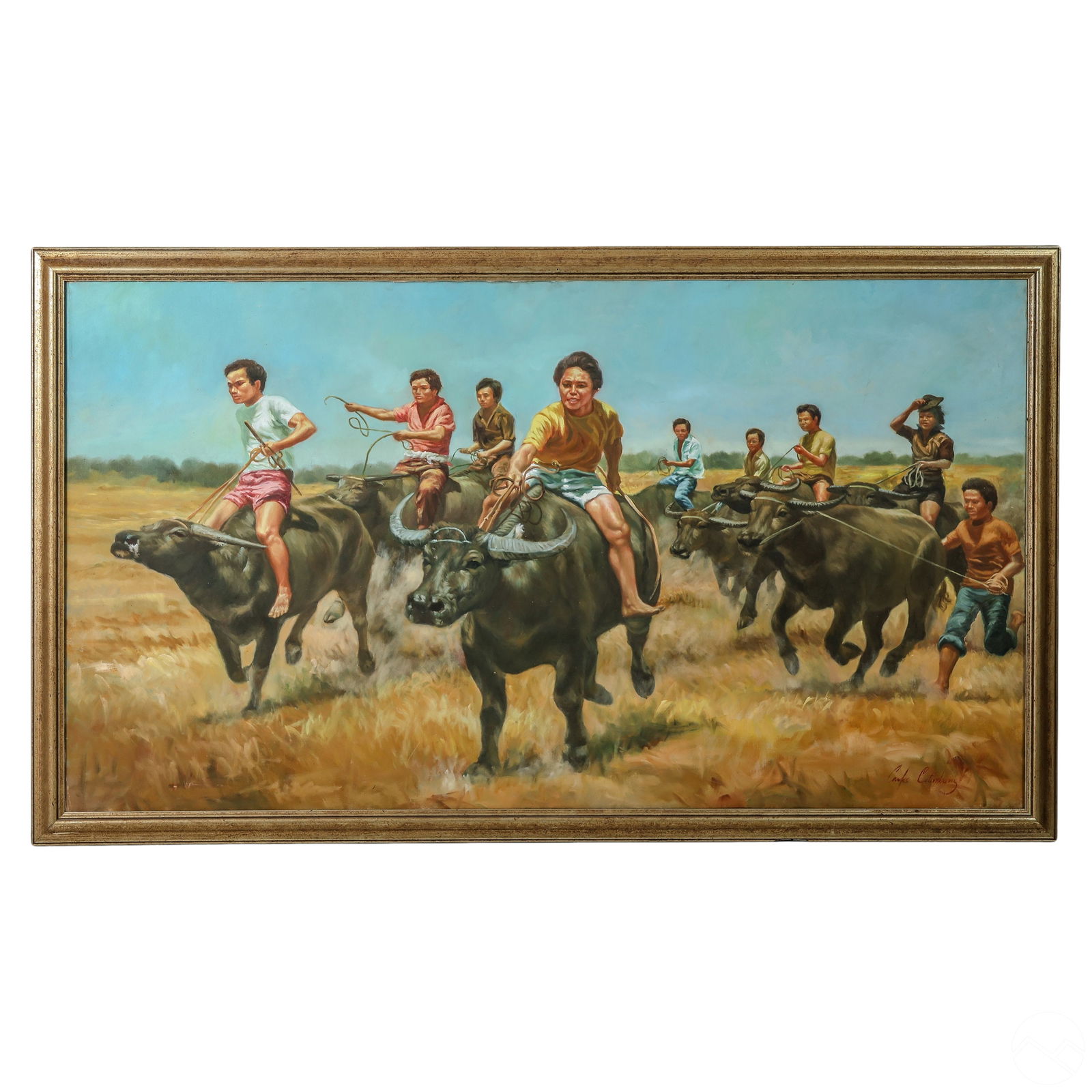 CATIMBANG 20C FILIPINO CARABAO RACE