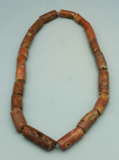 CATLINITE NECKLACE, 26 IN. LON
