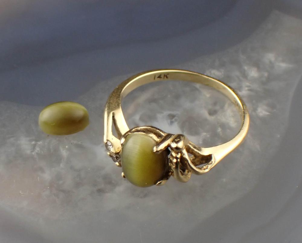 CAT'S EYE, DIAMOND AND FOURTEEN