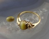 CAT'S EYE, DIAMOND AND FOURTEE