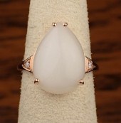 CAT'S EYE MOONSTONE AND DIAMON