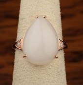 CAT'S EYE MOONSTONE AND DIAMON