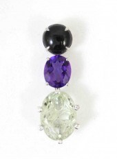 CAT'S EYE TOURMALINE, AMETHYST