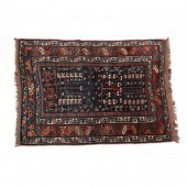 CAUCASIAN AREA RUG Navy blue f
