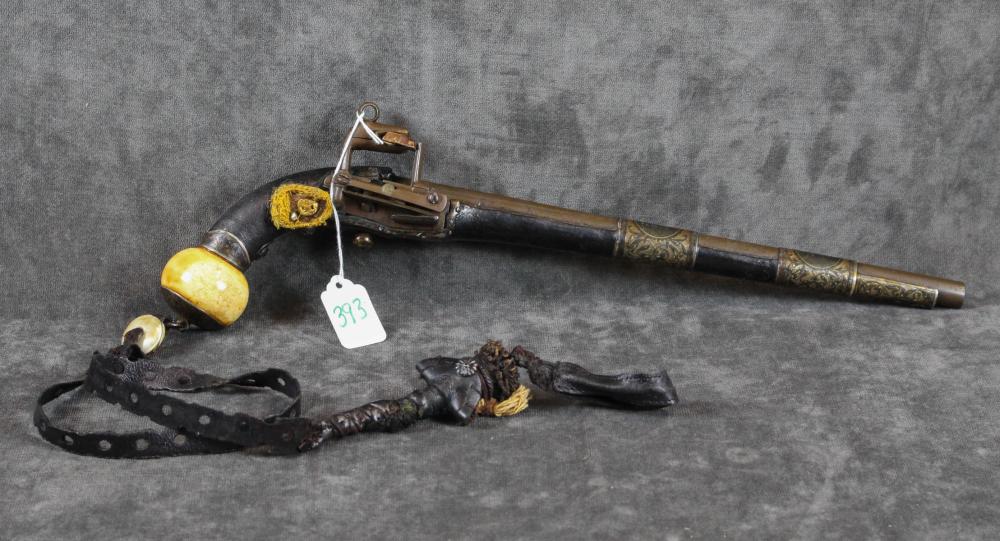 CAUCASIAN BALL POMMEL FLINTLOCK