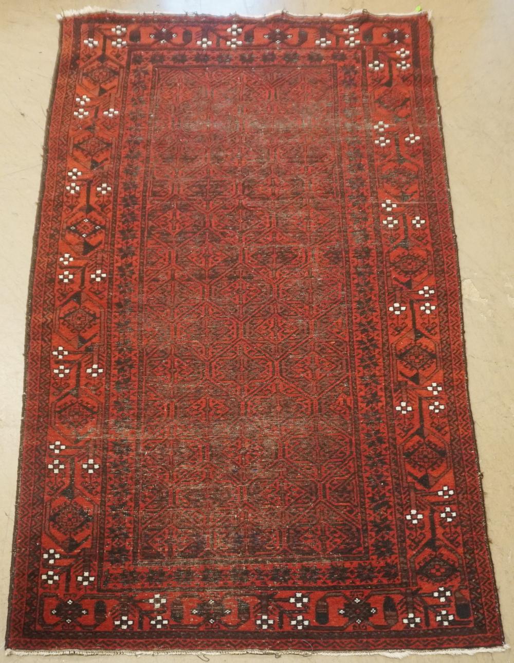 CAUCASIAN BOKHARA RUG, 7 FT 1 IN