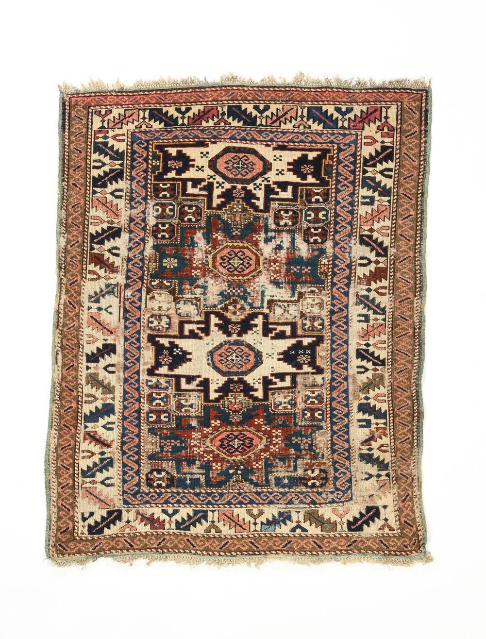 CAUCASIAN DERBENT RUG. Mid 19th
