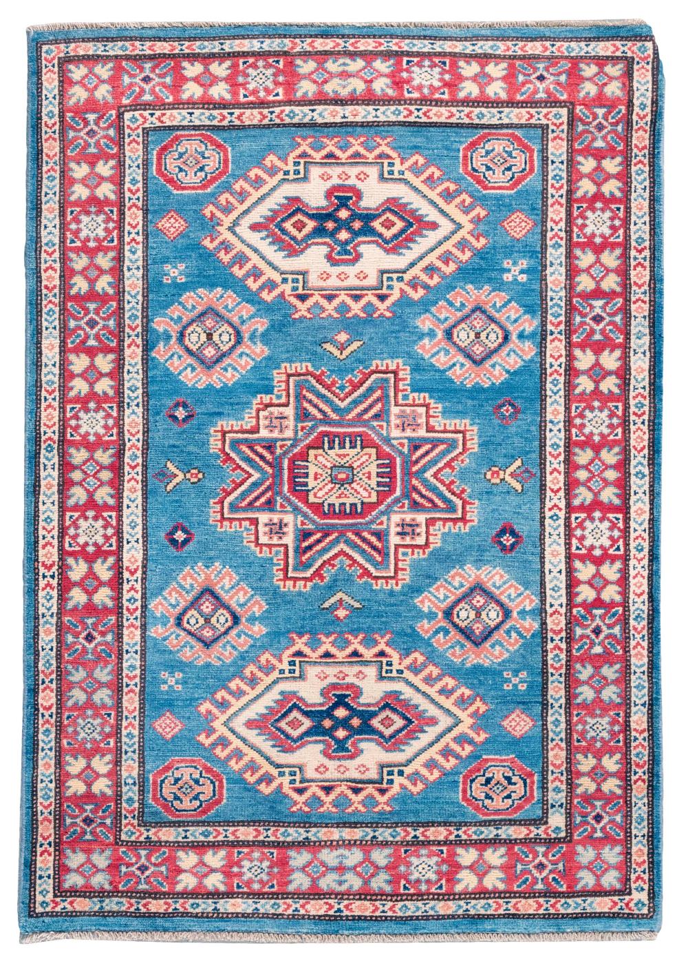CAUCASIAN DESIGN RUG: 3’4” X 4’8”