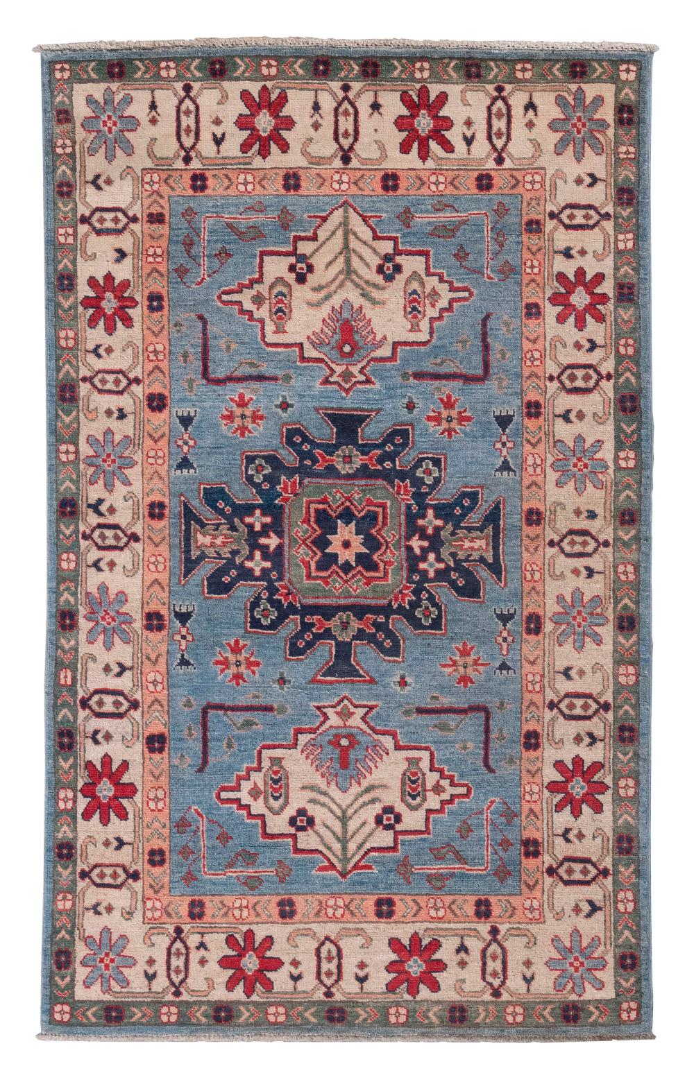 CAUCASIAN DESIGN RUG: 3’9” X 6’3”