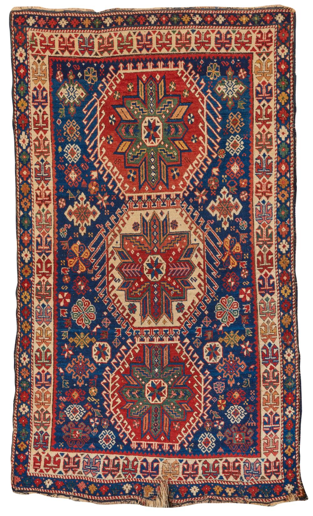 CAUCASIAN HOLBEIN MEDALLION RUG,