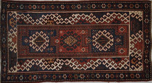 CAUCASIAN KAZAK RUG3' 1" by 5'