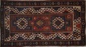 CAUCASIAN KAZAK RUG3' 1" by 5'