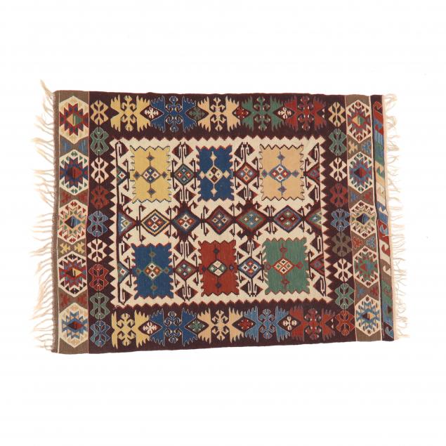 CAUCASIAN KILIM AREA RUG Wool,
