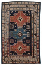 CAUCASIAN KUBA RUG: 2’11" X 4’