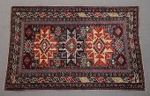 CAUCASIAN LESGHI RUG, EARLY 20