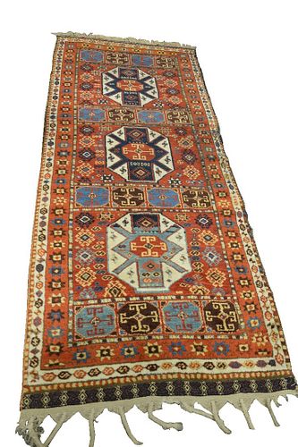 CAUCASIAN ORIENTAL RUNNER3' 2" X 7'