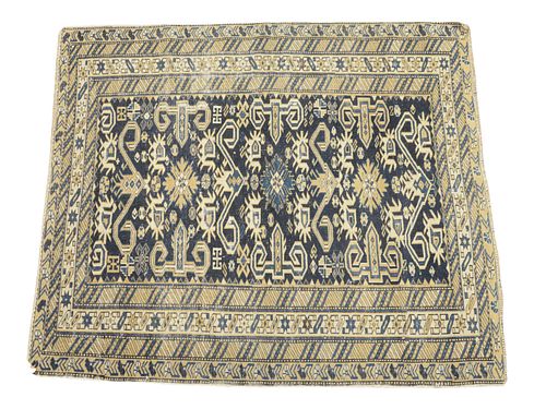 CAUCASIAN ORIENTAL THROW RUG, 2'
