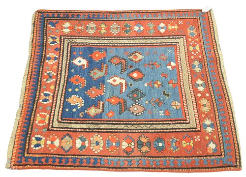 CAUCASIAN ORIENTAL THROW RUG, 3'