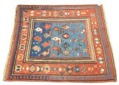 CAUCASIAN ORIENTAL THROW RUG,