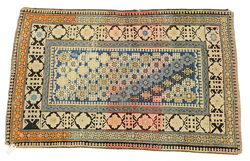 CAUCASIAN ORIENTAL THROW RUG 3'2" X