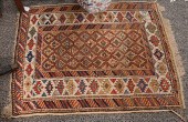 CAUCASIAN ORIENTAL THROW RUG S