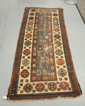 CAUCASIAN ORIENTAL THROW RUG,