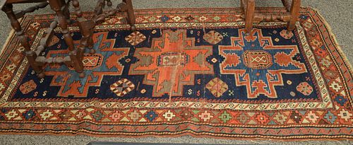 CAUCASIAN ORIENTAL THROW RUG,