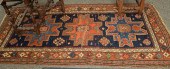 CAUCASIAN ORIENTAL THROW RUG,