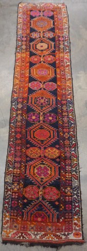 CAUCASIAN PASTEL RUNNER, 12 FT
