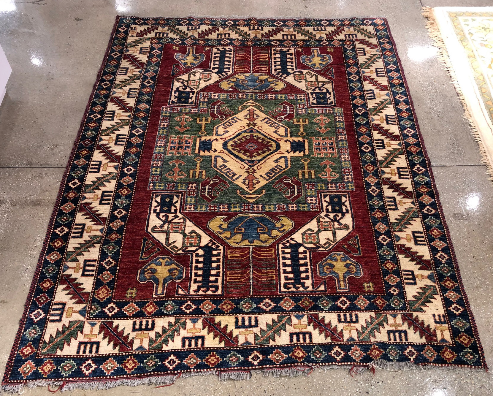 CAUCASIAN PILE RUG, 8' 3" X 6' 4"