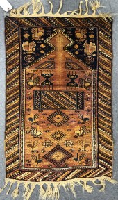 CAUCASIAN PRAYER RUG, 4' X 2'