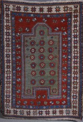 Caucasian Prayer Rug 761. Cauc