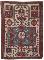 CAUCASIAN PRAYER RUG, CA. 1900