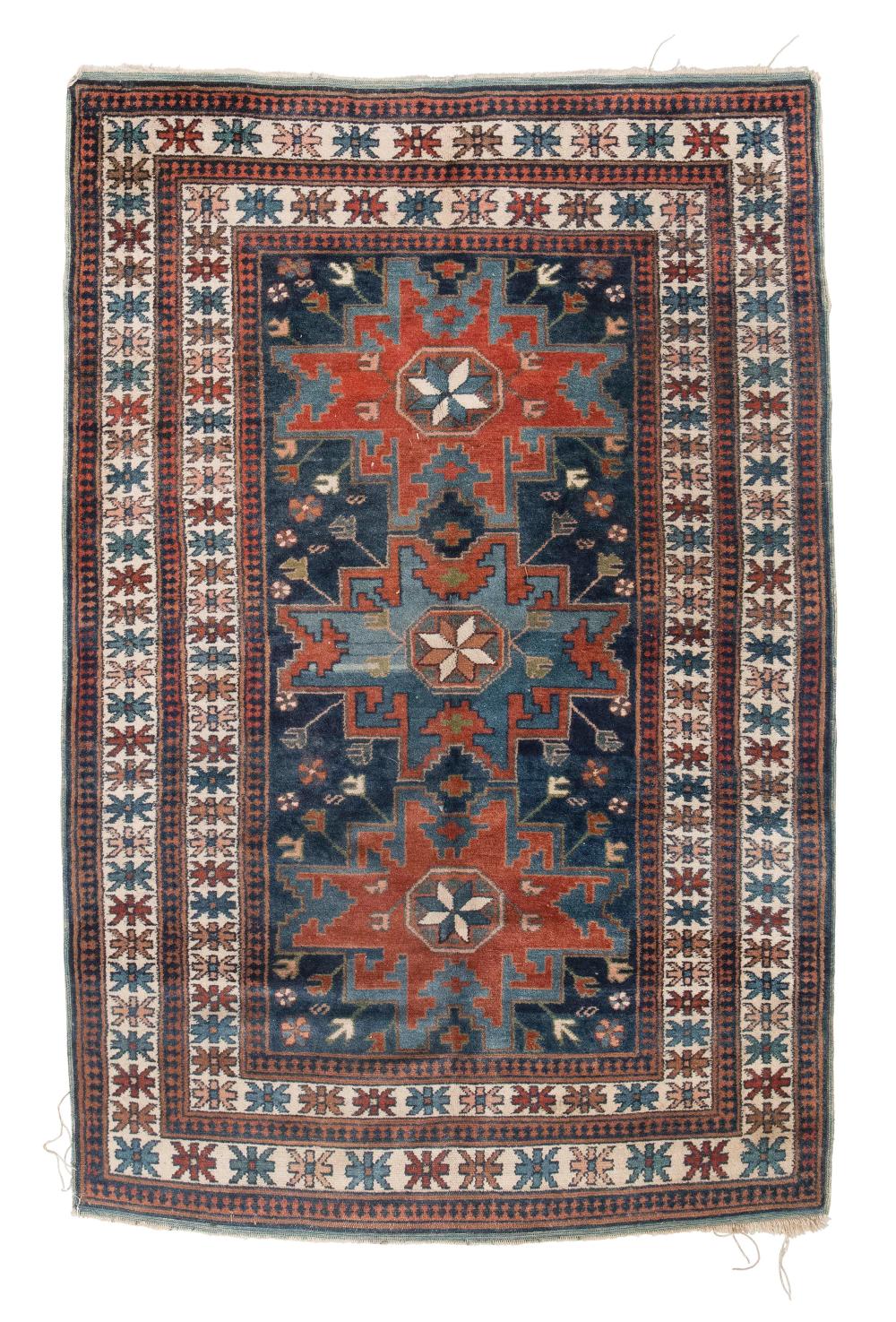 CAUCASIAN RUG: 3’9” X 5’7” EARLY