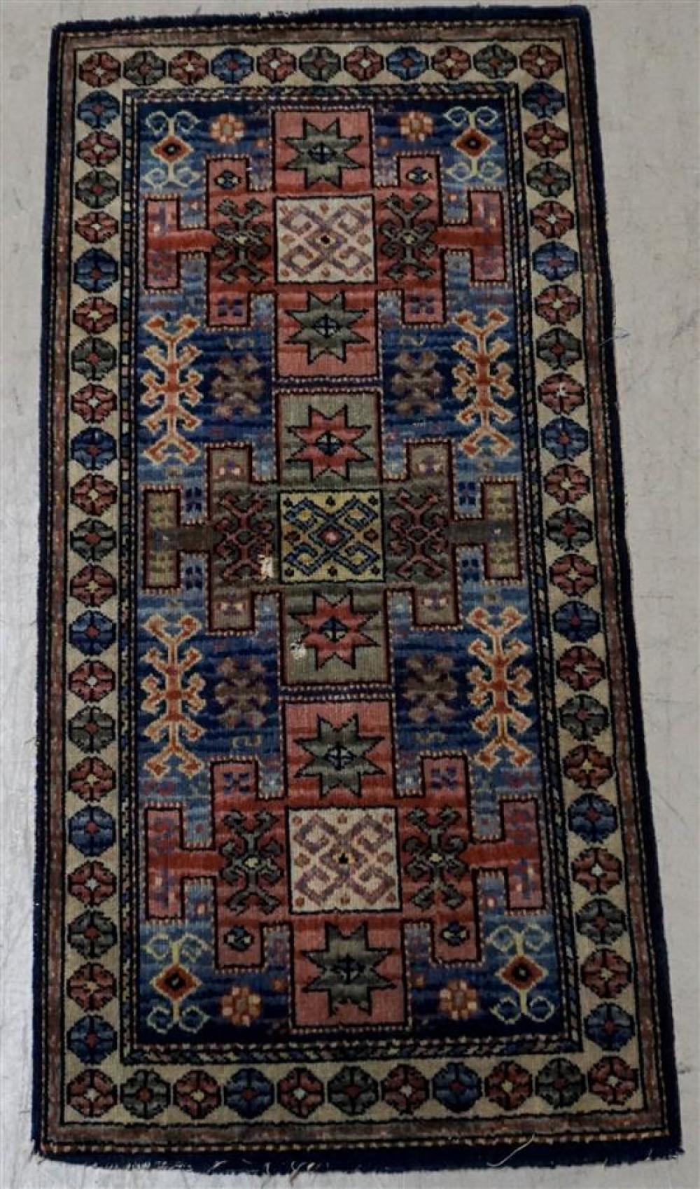 CAUCASIAN RUG, 4 FT 5 IN X 2 FT 2
