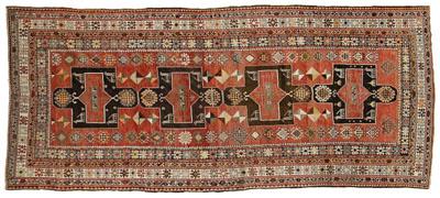 Caucasian rug, four central