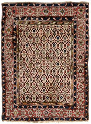 Caucasian rug, ivory central