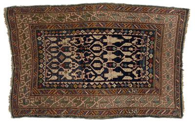 Caucasian rug, repeating