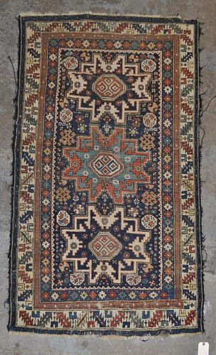 CAUCASIAN RUG5' 5" long, 3' 4"