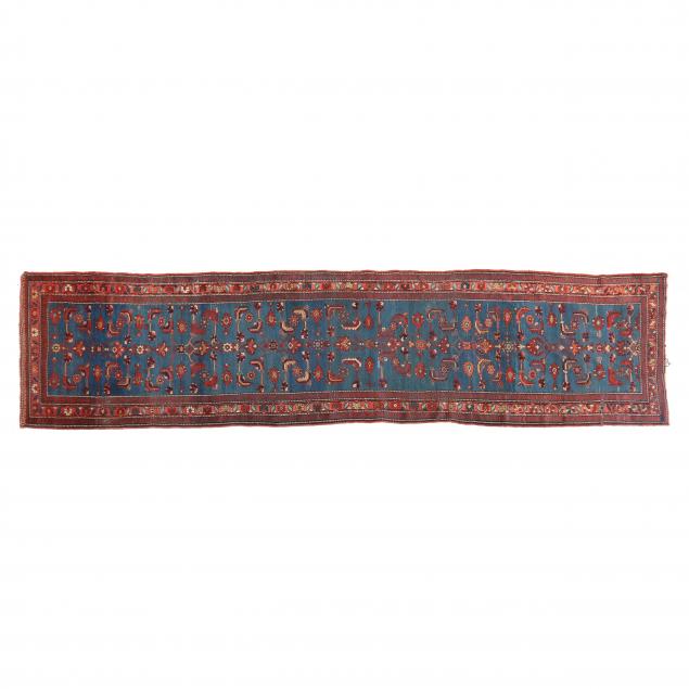 CAUCASIAN RUNNER Blue field with