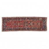 CAUCASIAN RUNNER Red filed wit