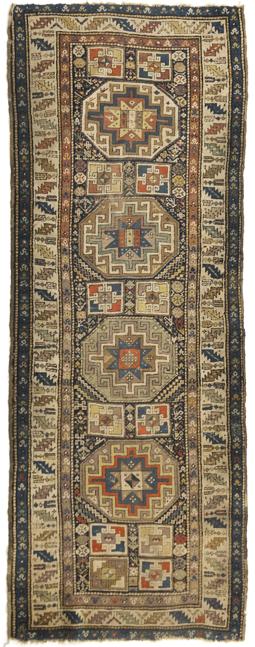 Caucasian runner with four large