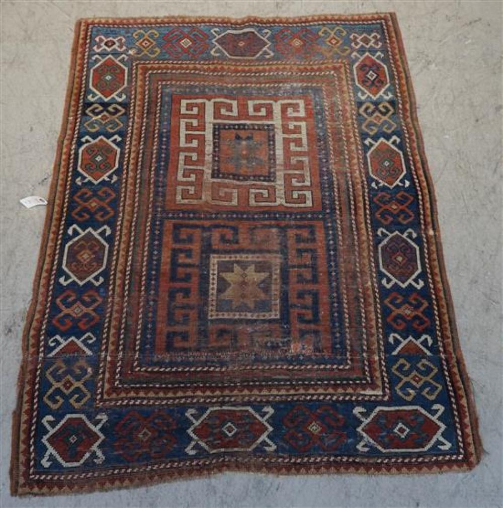 CAUCASIAN SCATTER RUG, 4 FT 5 IN